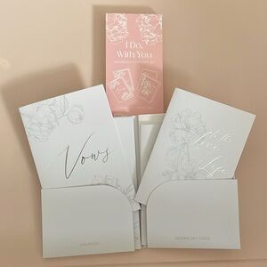 *FREE W/ PURCHASE* Miss to Mrs wedding vows and cards for bride and groom set 💍